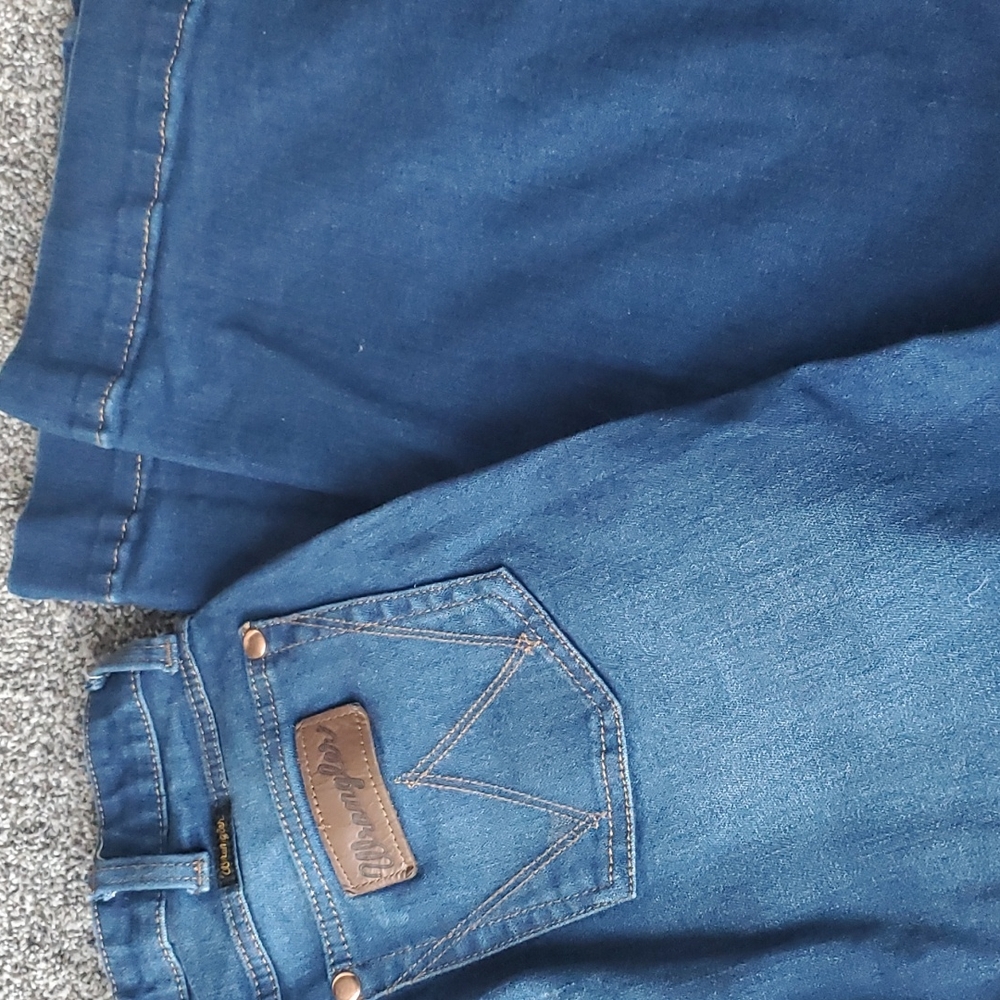 Womens Retro Wrangler Flared Jeans
